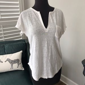 Lilly Pulitzer🌴Duval Notch Neckline Linen Top